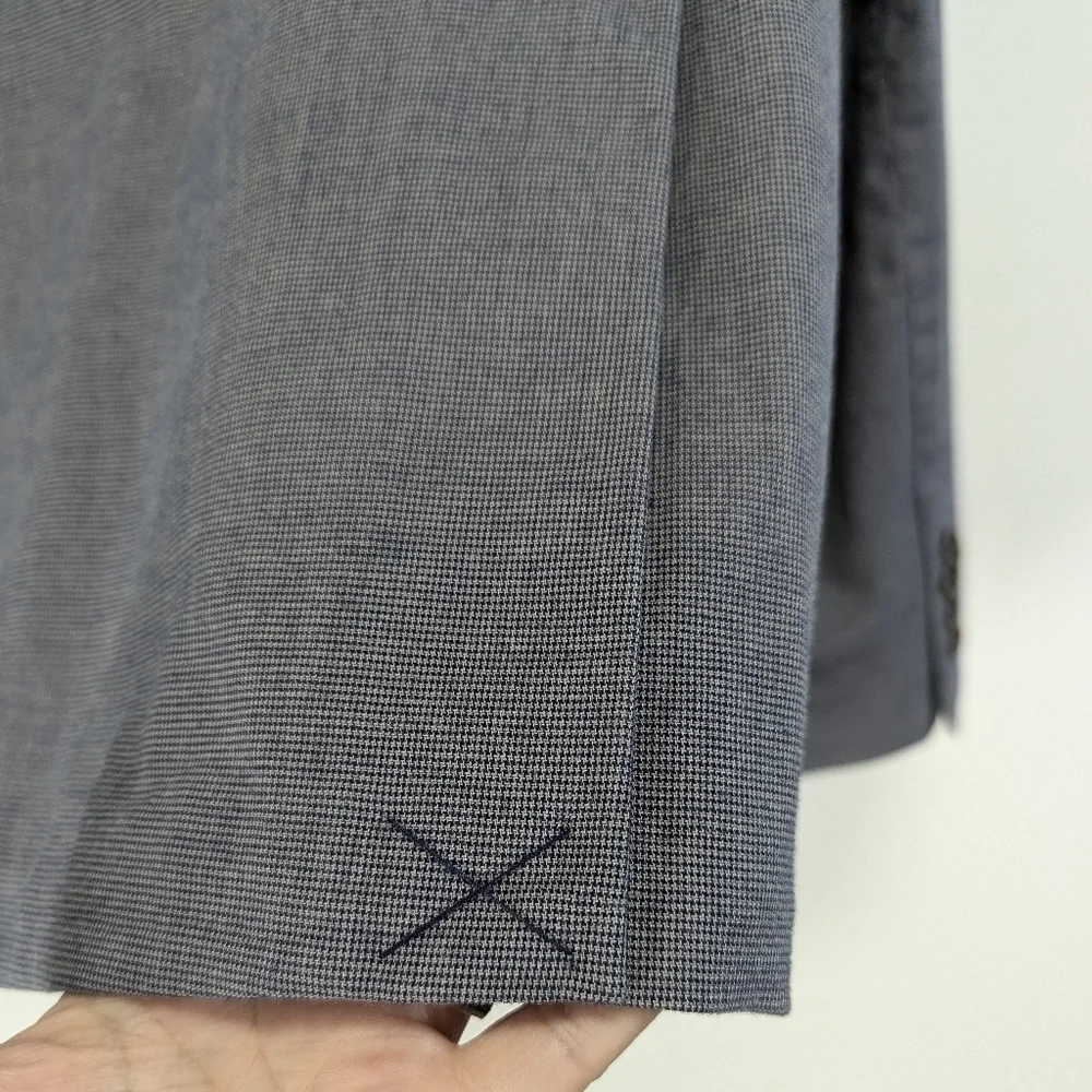 J Crew Blue Crosby Italian Stretch Worsted Wool Blend Blazer Classic Fit XL NWT